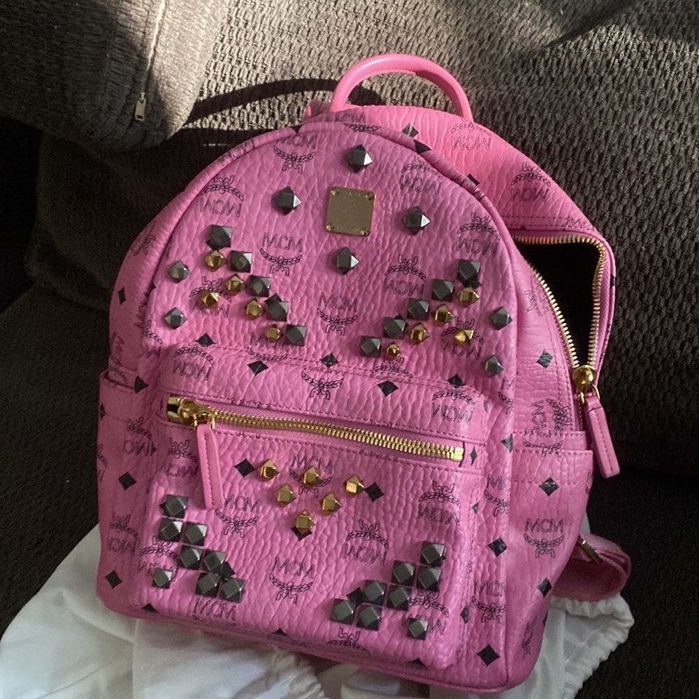 MCM Pink mini backpack